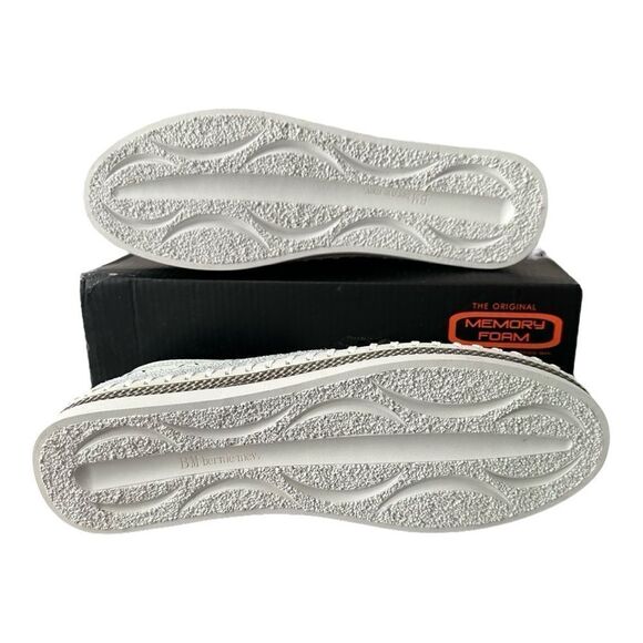 Bernie Mev. NYC TW99 White Memory Foam Slip On Shoes Style Size EU 41 US 11 - Picture 8 of 10